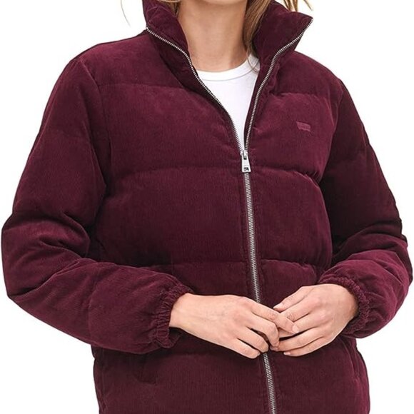 Levi's Jackets & Blazers - LEVIS PUFFER JACKET WINE RED